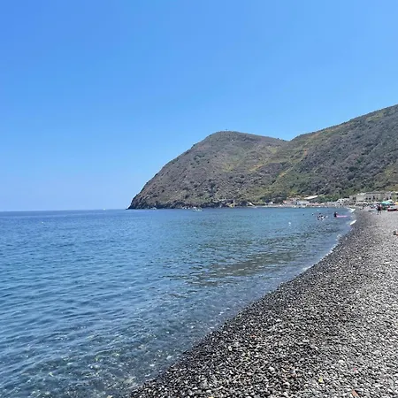 Vista Mare Lipari Isole Eolie Con Parcheggio Apartmán